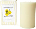 Little Bee of Connecticut Hand Rolled Beeswax Pillar Candle - Triple