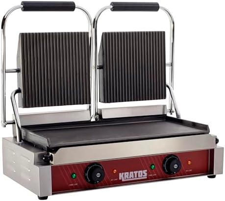 Kratos Commercial Electric Panini Grill for Perfect Sandwiches