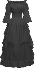 Abaowedding Women's Gothic Witch Dress Medieval Renaissance Costume