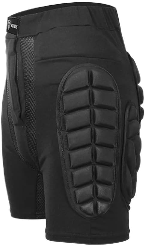 Hotfiary Men's Snowboard Shorts: 3D Hip Protection