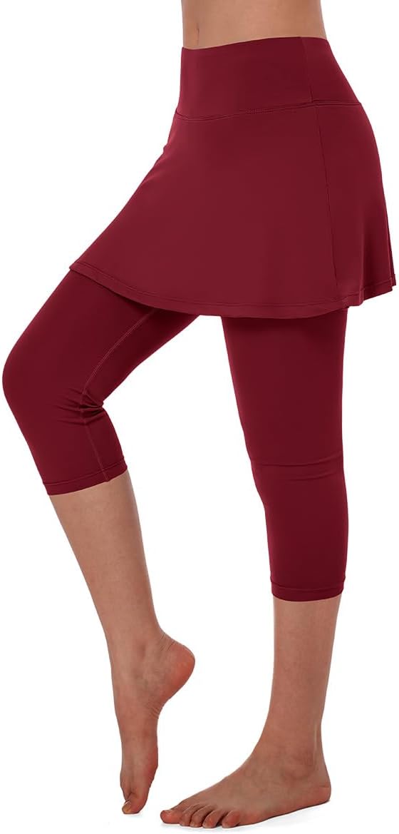 Skirted Leggings for Women with Pockets - ANIVIVO Activewear