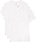 Men's 100% Cotton Regular Fit Crew Neck Undershirt 3-Pack - Soft Daily