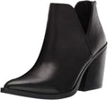 Kathemoi Trendy Slip-On Ankle Boots for Women with V Cutout