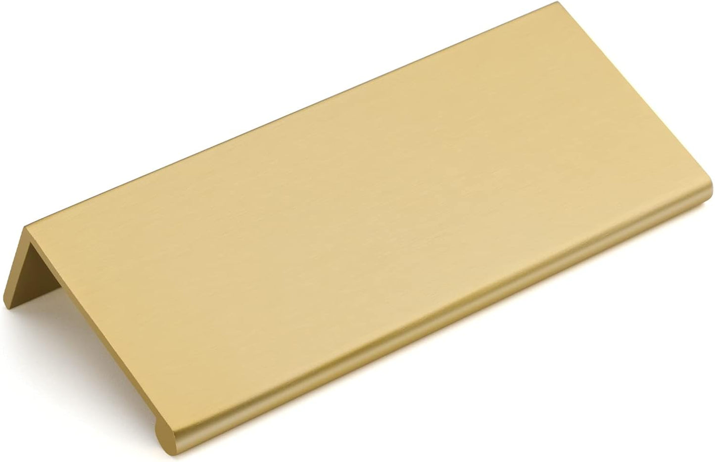 goldenwarm 100 Pack Gold Finger Edge Pulls for Drawers