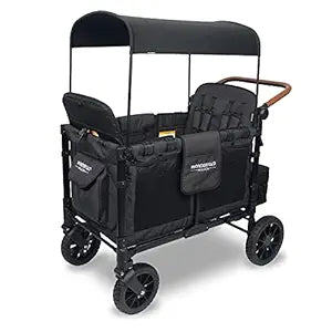 WONDERFOLD W4 Luxe Quad Stroller Wagon with 4 Seats