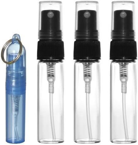 Riverrun Glass Perfume Atomizers Set - Fine Mist Sprayer Trio