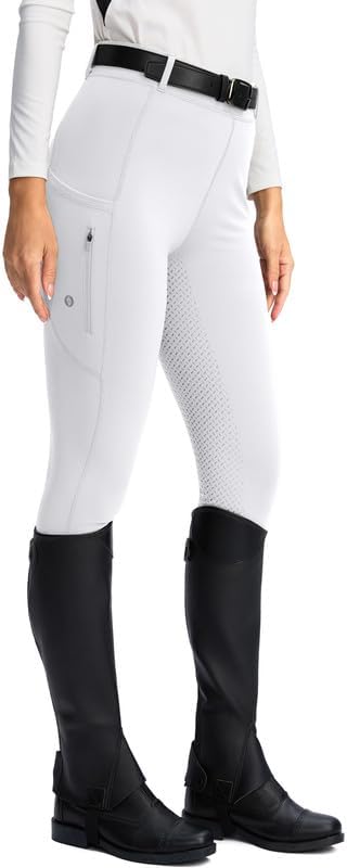 SANTINY Women's Horse Riding Pants with Silicone Full Seat