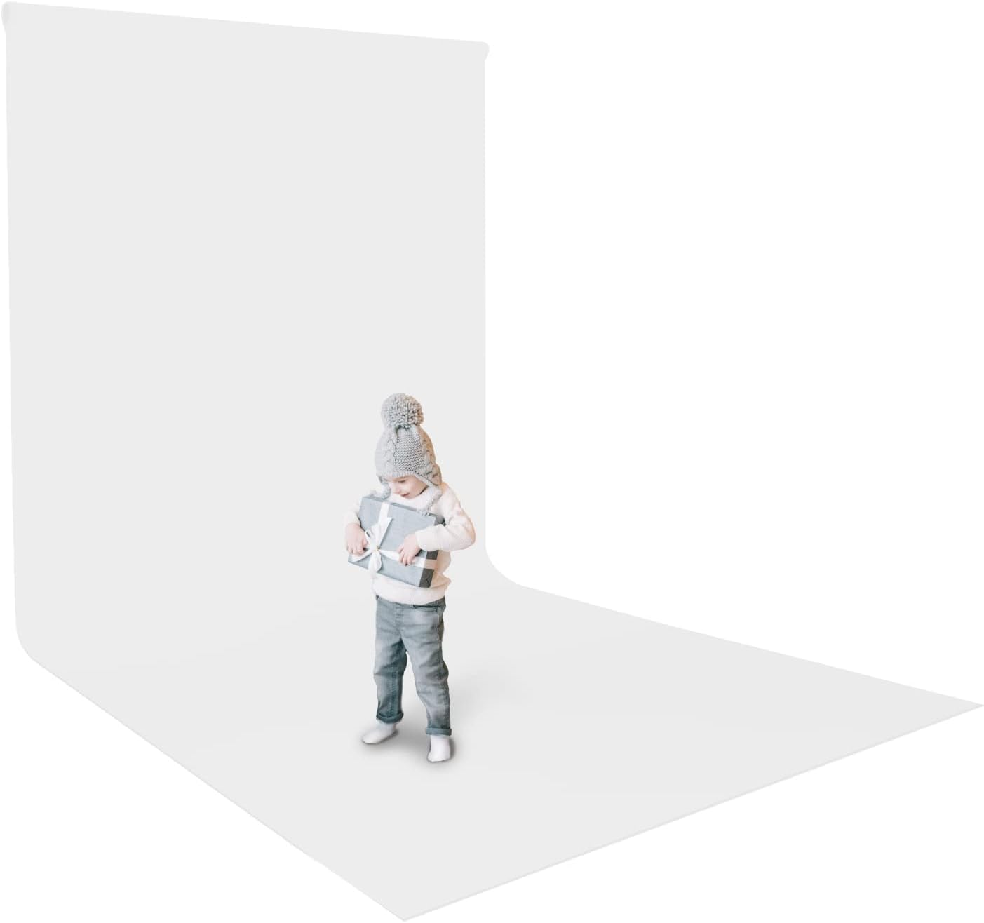 Pure White Micro Fiber Backdrop - Perfect for Professional Photos!