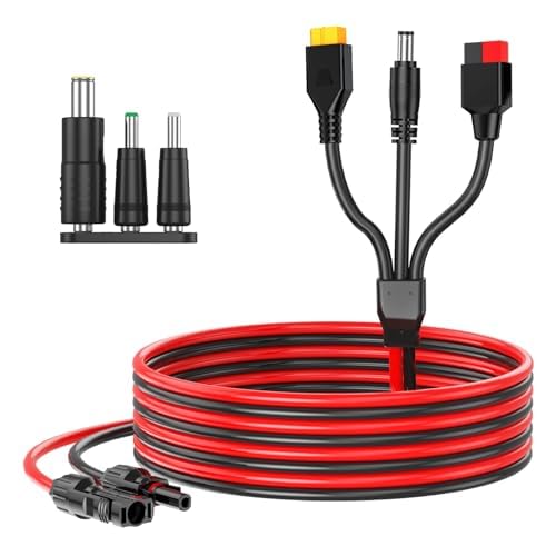 10Ft Solar Extension Cable for Easy Solar Panel-to-Battery Connection