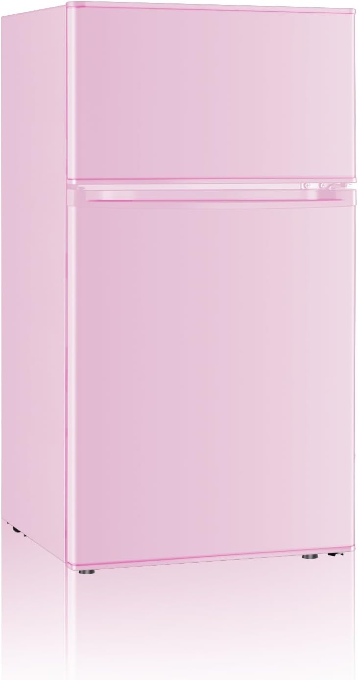 Compact Mini Fridge with Freezer for Dorm and Office Use