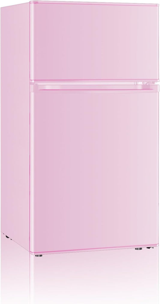 Compact Mini Fridge with Freezer for Dorm and Office Use