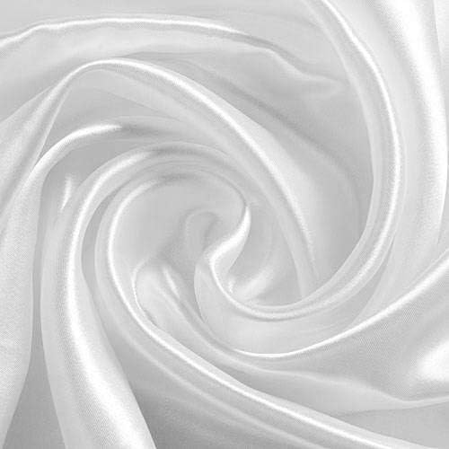 100 Yards Charmeuse Satin Fabric for Wedding Drapery and Crafts