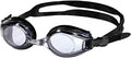 Sports World Vision Swimming Goggles Black - Clear Vision & UV