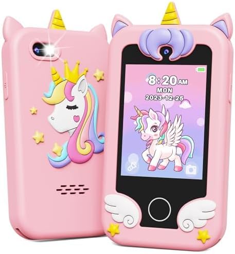 KOKODI Kids Unicorn Smart Phone - HD Dual Camera & Touchscreen Fun!