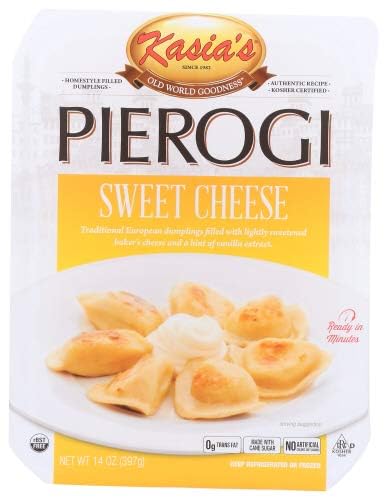 KASIAS Pierogi Cheese 14 Ounce Pack of 6 Delicious Treats