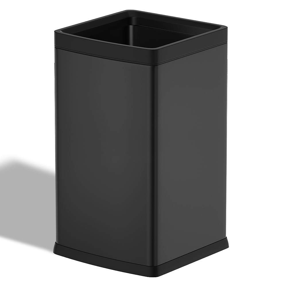 4 Gallon Square Trash Bin for Home, Kitchen, Office, and Hotel