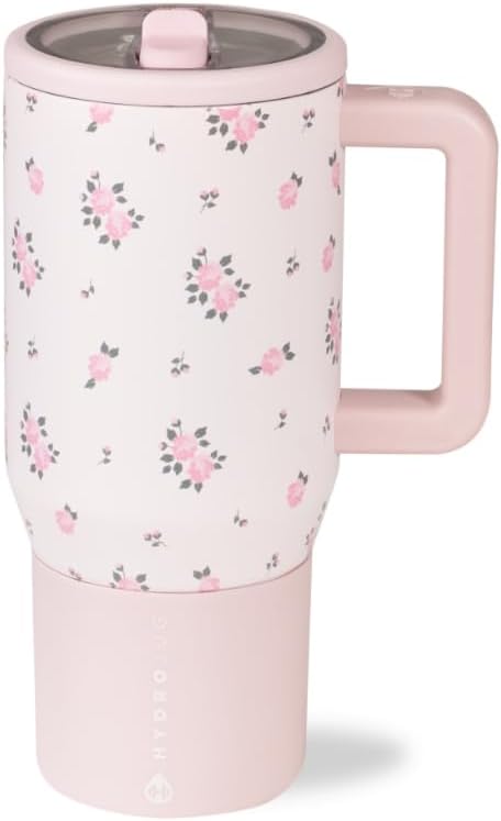 HydroJug Traveler 20 oz Water Bottle with Handle & Flip Straw