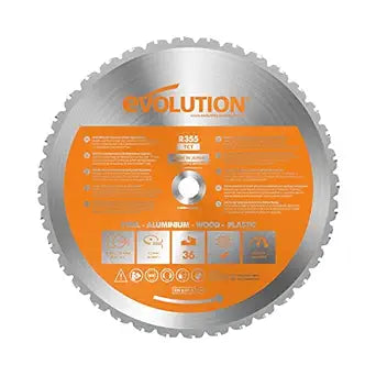 Evolution RAGE355BLADE-14 Multi-Material Blade for Precision Cuts