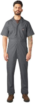 Dickies Mens Short Sleeve Coveralls - Comfortable Work Utility