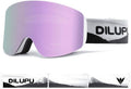 Ski Goggles Frameless Magnetic Lens - Anti-Fog UV Protection