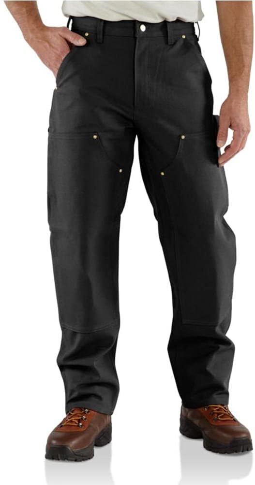 Carhartt Men's Big & Tall Firm Duck Double Front Work Dungaree