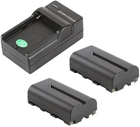 VILTROX 2 Pack 2200mAh USB-C Rechargeable Li-ion Battery NP-F550