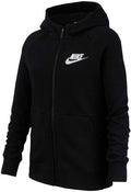 Nike Girls NSW Full Zip Hoodie - Warm Fleece Comfort