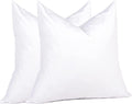 puredown Euro Pillow Inserts 24 x 24 Pack of 2 - Plush Feather Down