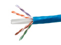 Cat6 Ethernet Bulk Cable 1000 ft Blue - Solid UTP Plenum, High