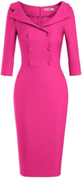 Women's Vintage Sweetheart Neckline Cocktail Tea Dress