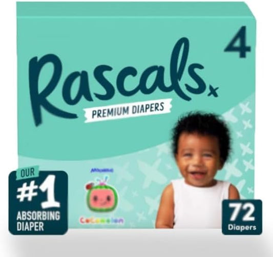 Long-Lasting Protection: Rascal Size 4 Diapers