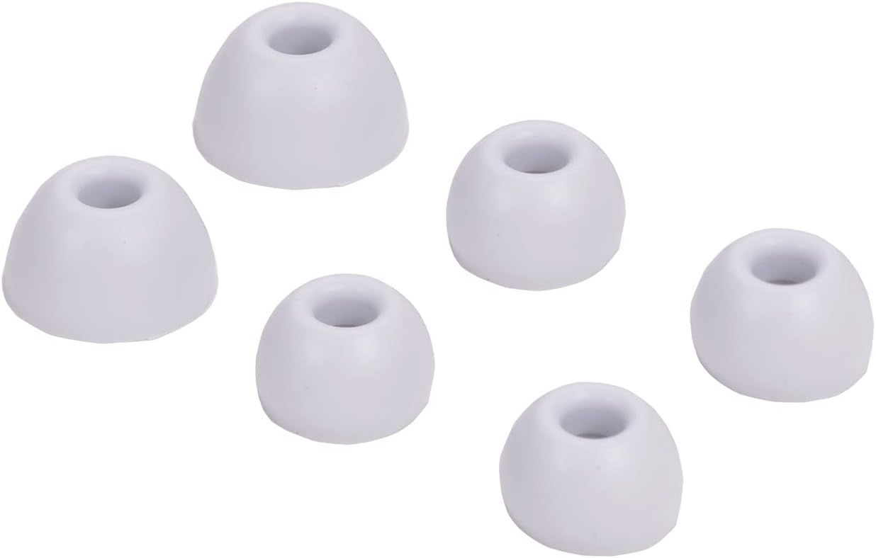 3 Pairs White Silicone Earbud Tips for Beats Studio Buds
