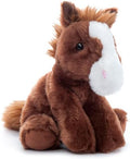 The Petting Zoo Floppy Horse Plush Toy 9 in - Soft, Sustainable Cuddly