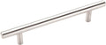 Cabinet Pull 5-1/16 in Sterling Nickel - Pack of 10