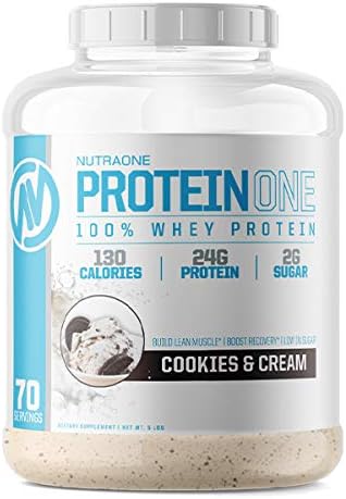 NutraOne ProteinOne Whey Protein for Recovery & Muscle Gain