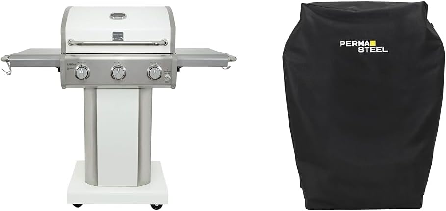 Kenmore 3-Burner Propane Gas Grill with Weatherproof Cover