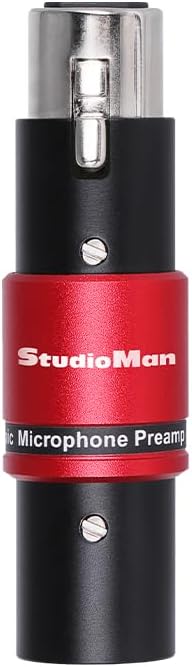 StudioMan DPM1 XLR Dynamic Microphone with 29dB Gain Boost