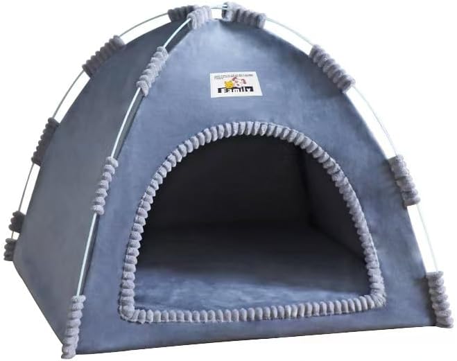 Cozy Foldable Cat Tent with Washable Cushions