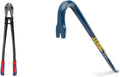 WORKPRO Bolt Cutter 30in with Gooseneck Wrecking Bar - Durable Cutters