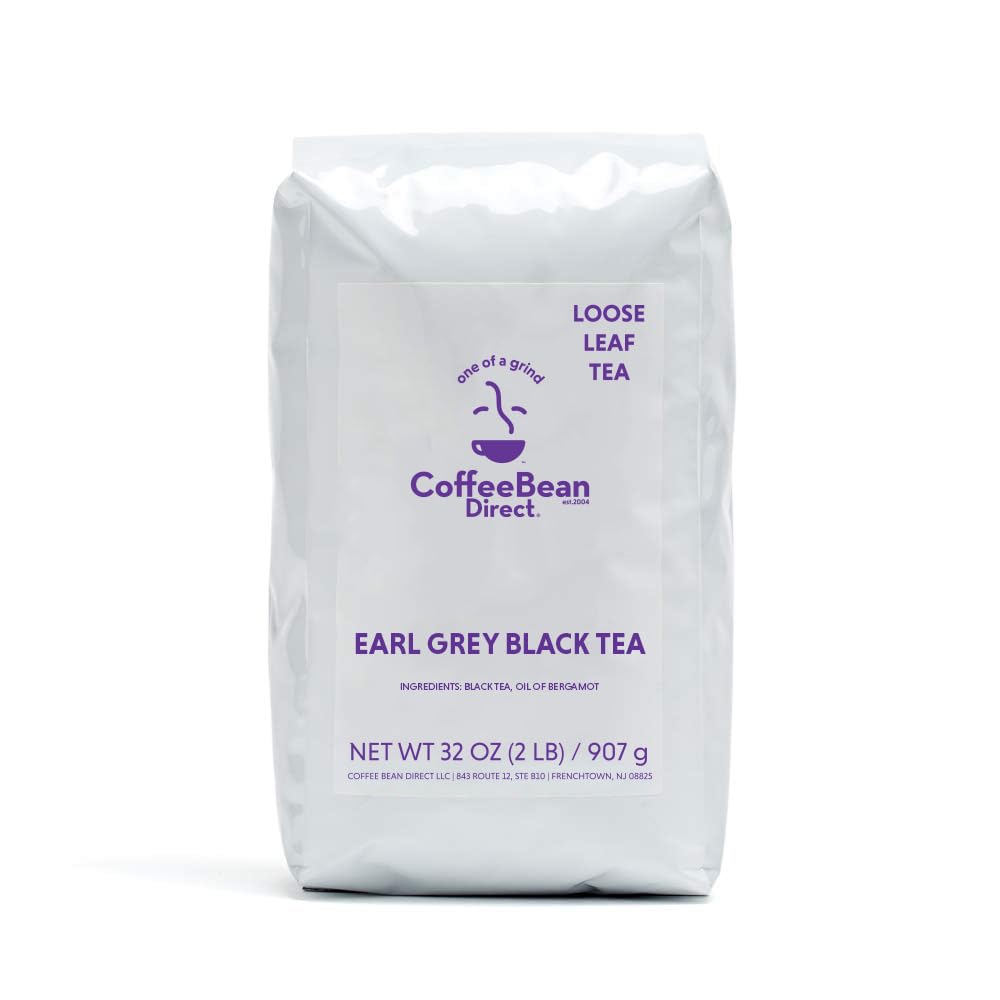 Earl Grey Black Tea Loose Leaf - 2 Pound Bag for Tea Lovers