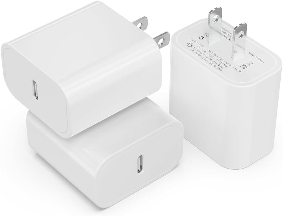 iGENJUN 20W Fast USB C Wall Charger Trio