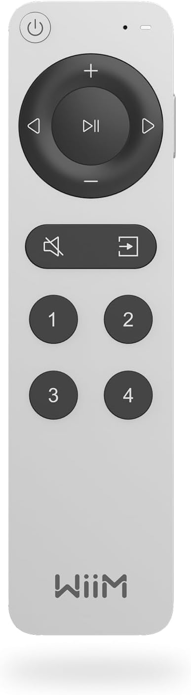 WiiM Voice Remote 2 for Music Streamers with Smart Presets