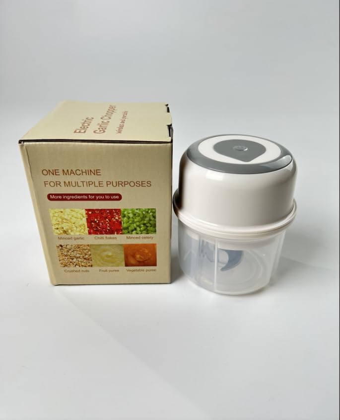 Portable Electric Garlic Masher: Effortless Chopping!