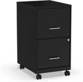 STAPLES 2-Drawer Vertical File Cabinet, Letter Size - Lockable