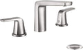 8 inch 2 Handles Widespread Bathroom Faucet with Pop up Drain