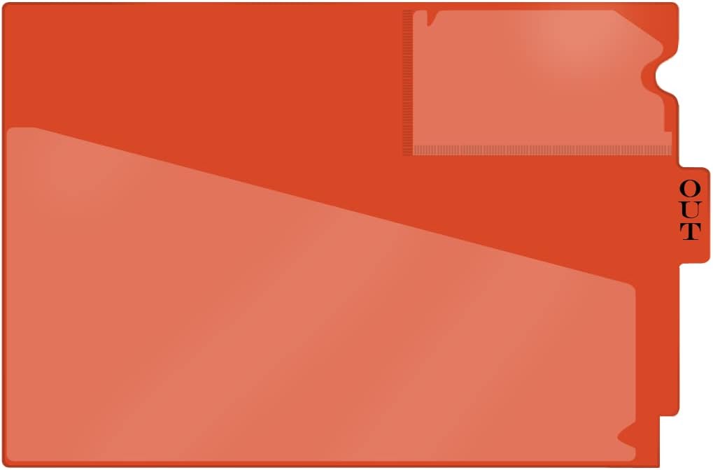Center Tab Vinyl Outguides for Organized Filing Systems