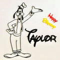 Personalized Goofy Metal Sign - Custom Name Kids Wall Art