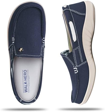Womens Slip On Shoes with Arch Support for Daily Walking