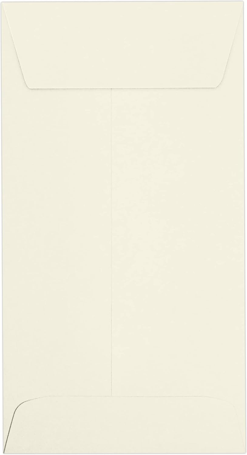 LUXPaper #7 Coin Envelopes - Secure Peel & Press Design