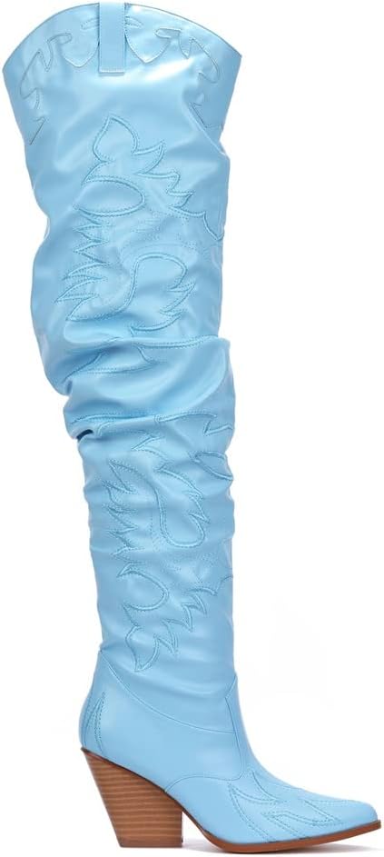 Cape Robbin Women's Western Thigh High Cowboy Boots for Style